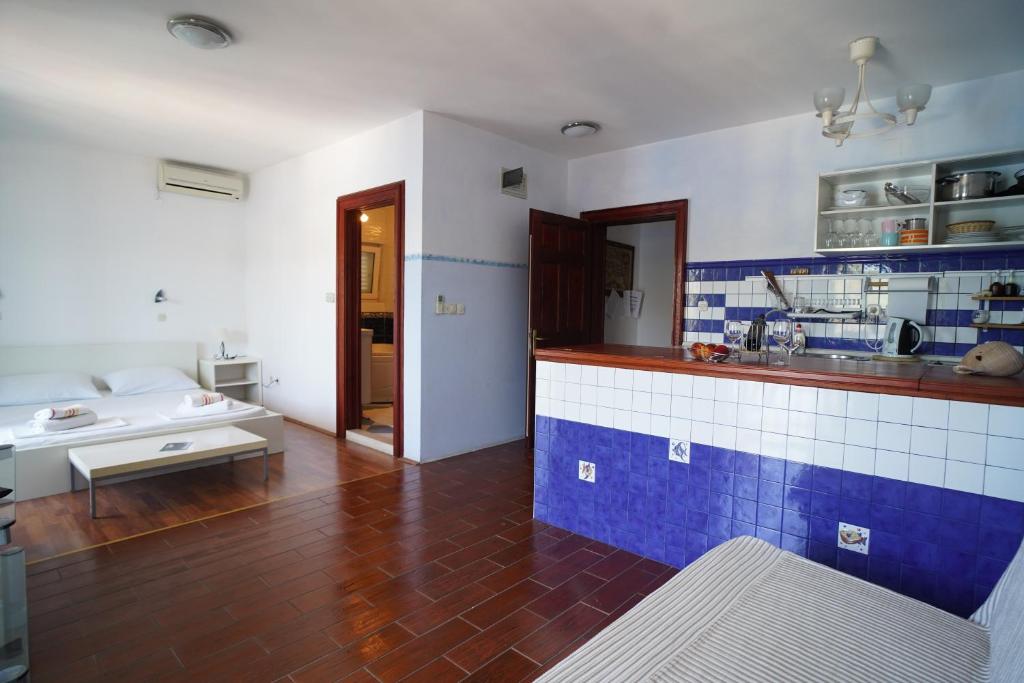 Posteľ alebo postele v izbe v ubytovaní Sea House Mljet