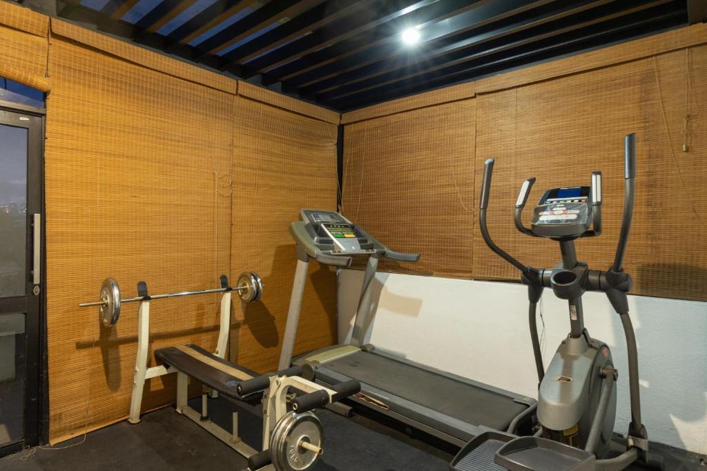 Fitness centrum a/nebo fitness zařízení v ubytování Rockwell Colombo