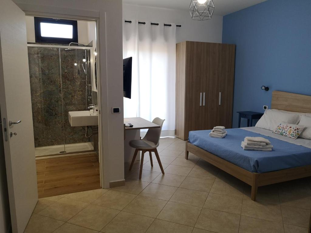 Postel nebo postele na pokoji v ubytování Villa Gaia