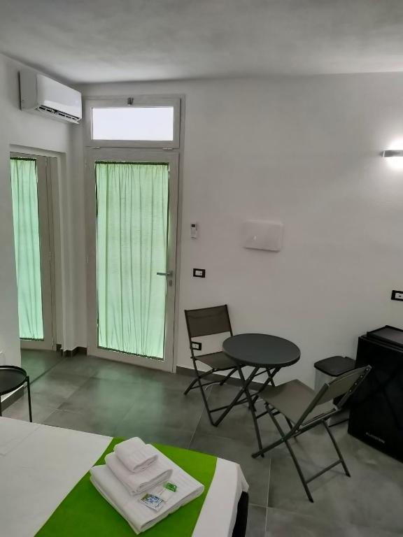 Posezení v ubytování B&b Leo