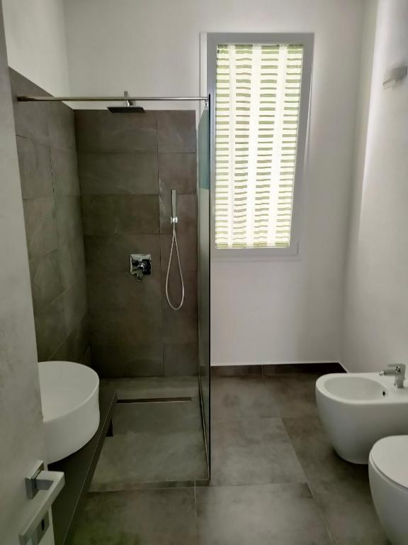 Koupelna v ubytování B&b Leo