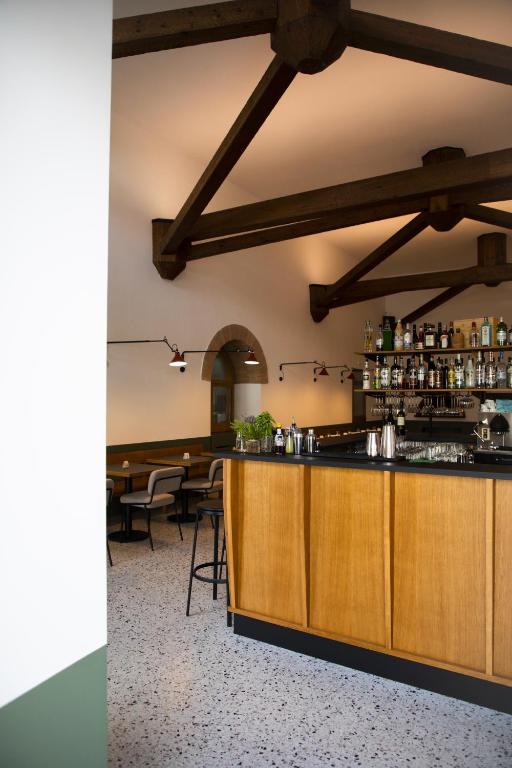 Lounge nebo bar v ubytování Hotel Dolomiti