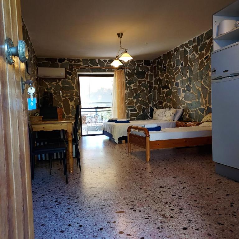 Posezení v ubytování Apartments Zoumperi