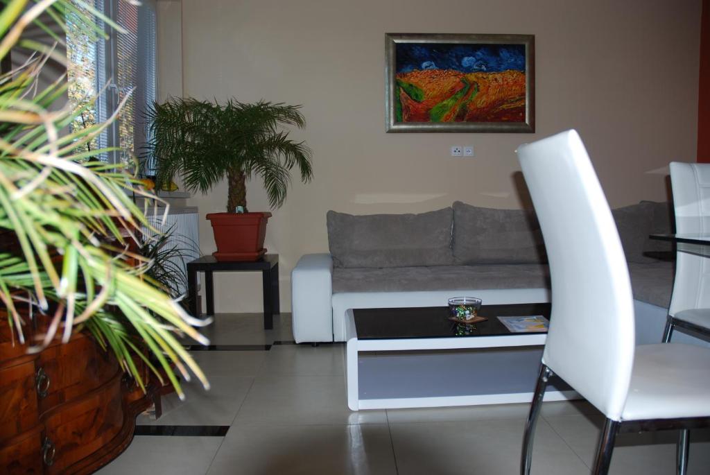 Posezení v ubytování Fridrich apartman