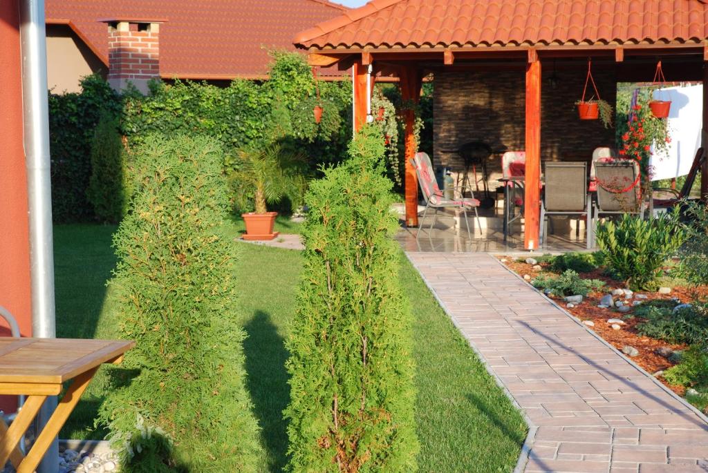 Zahrada ubytování Fridrich apartman