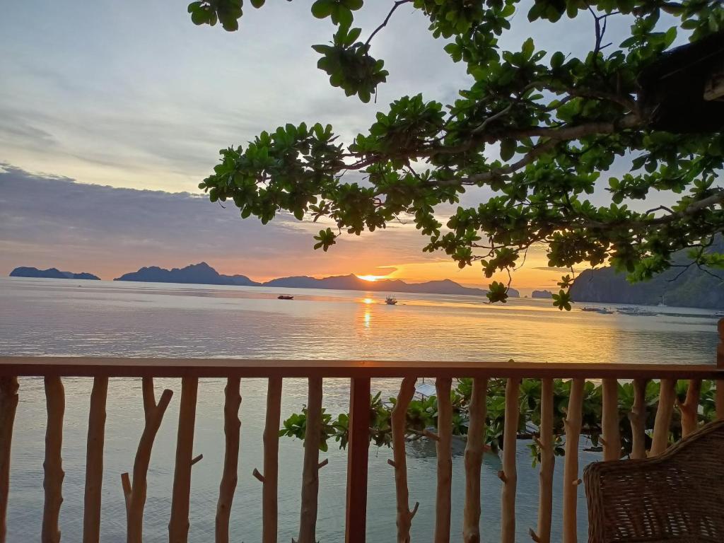 Hut Sunset Island View