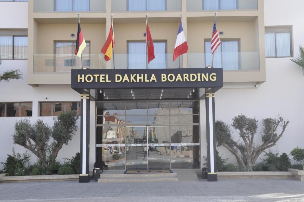 El edificio en el que está el hotel