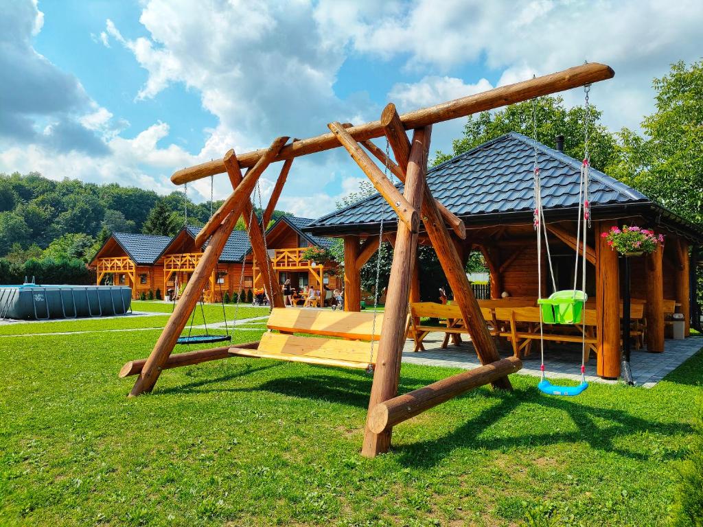 Detský kútik v ubytovaní Chatki U Hanusi