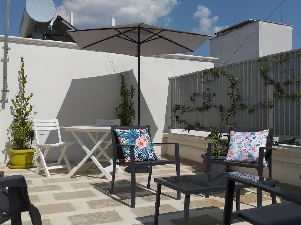 Balkon lub taras w obiekcie Casa Vacanze Fiore di Loto