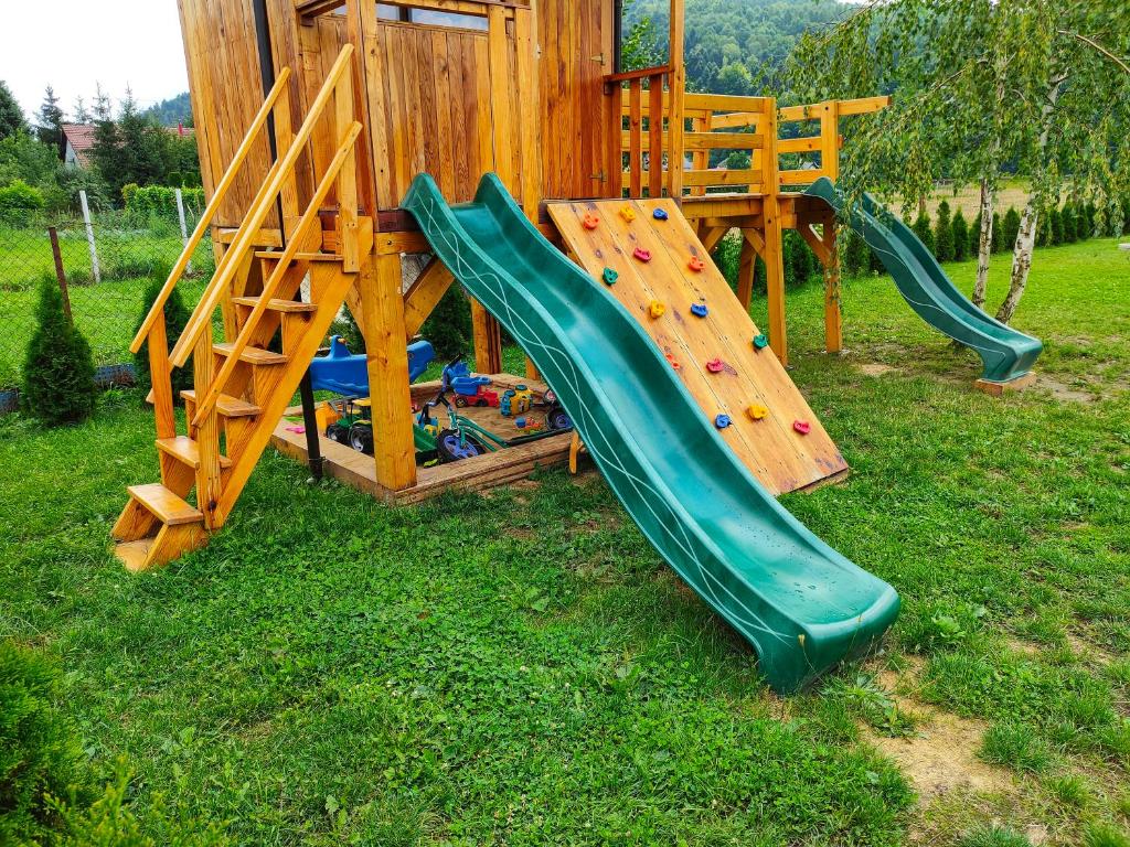Detský kútik v ubytovaní Chatki U Hanusi