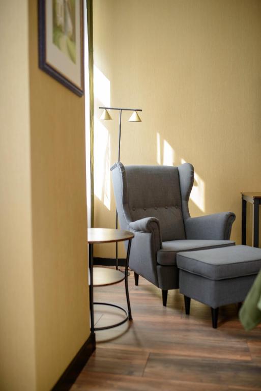 Posezení v ubytování Stadthotel König Albert