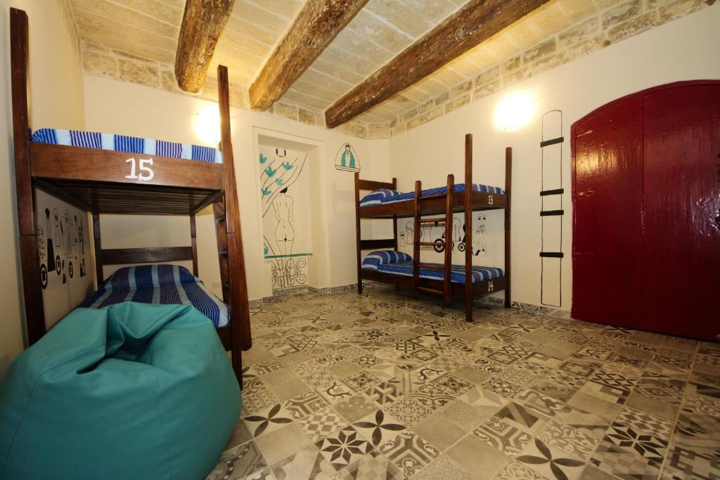 Postel nebo postele na pokoji v ubytování Vallettastay Dormitory shared hostel