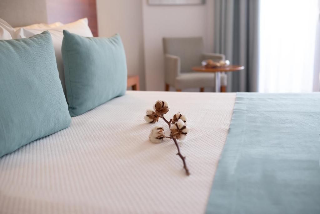 Postel nebo postele na pokoji v ubytování Hotel El Trebol