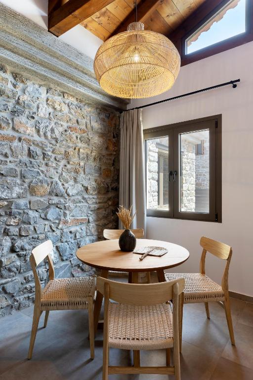 Posezení v ubytování Lichnos Luxury Suites