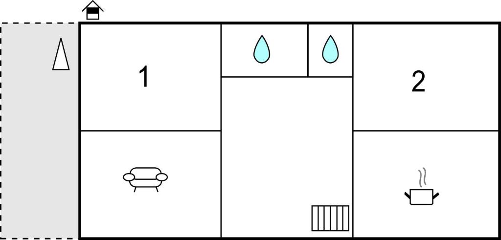 Plán poschodí v ubytovaní Moderne Ferienwohnung-Axams