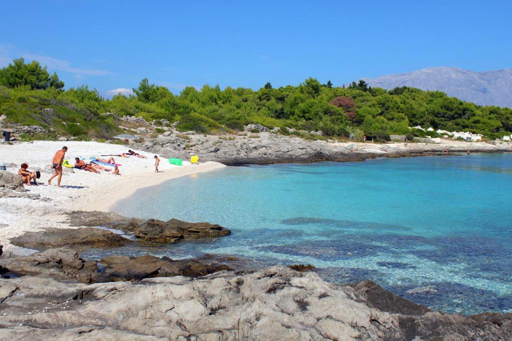 Fotografie z fotogalerie ubytování Apartments by the sea Sumartin, Brac - 758 v destinaci Sumartin