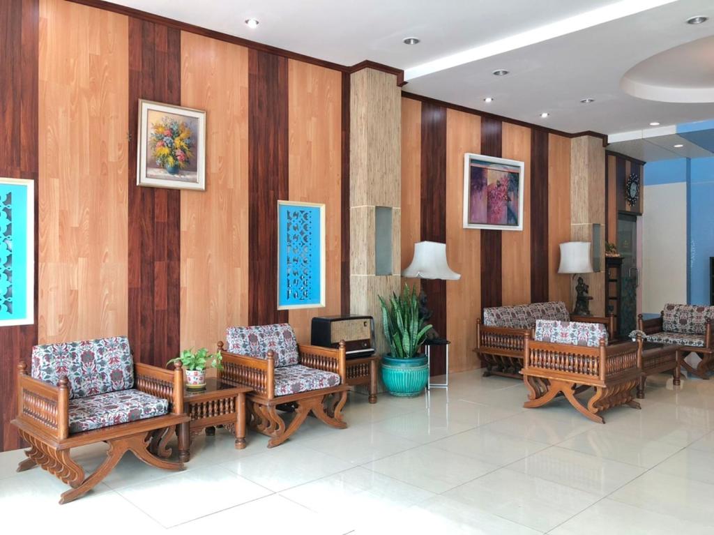 Posezení v ubytování Visanuinn Hotel