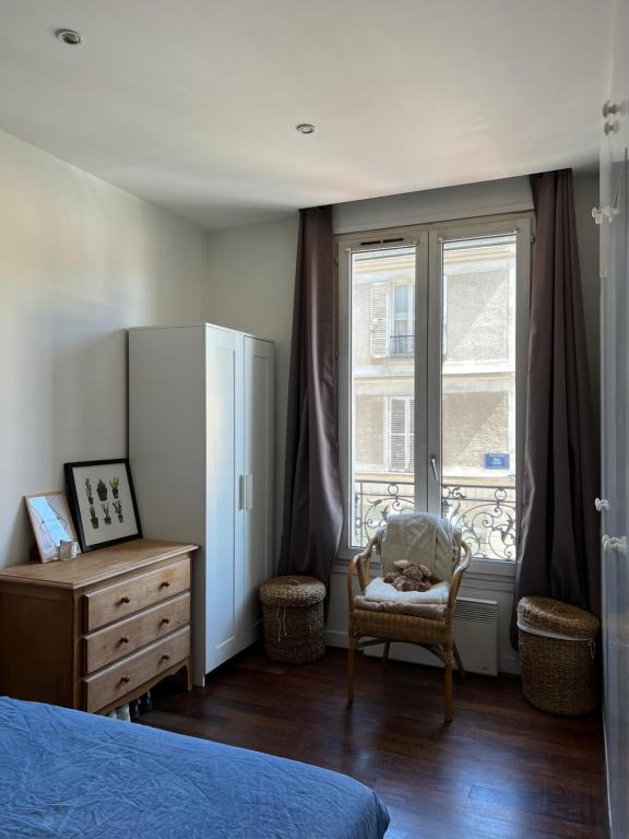 Et sittehjørne på Charmant appartement au centre de Boulogne