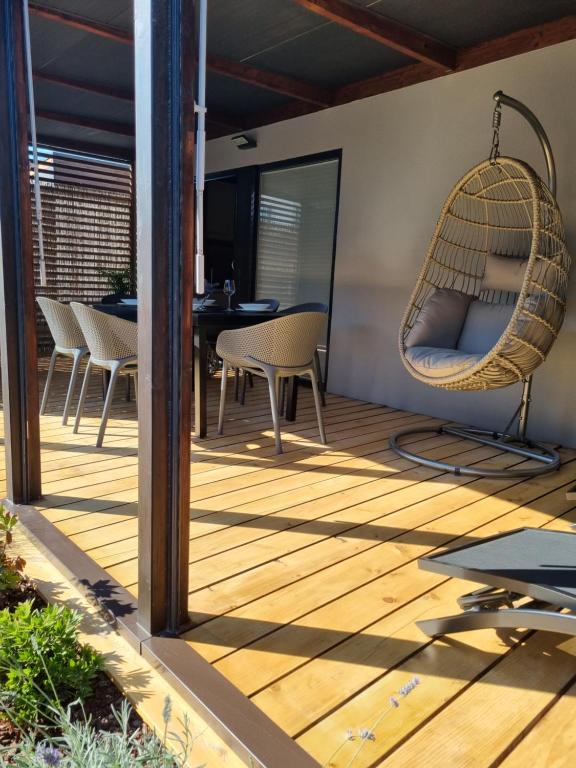 Patio nebo venkovní prostory v ubytování Mobile Home Palma