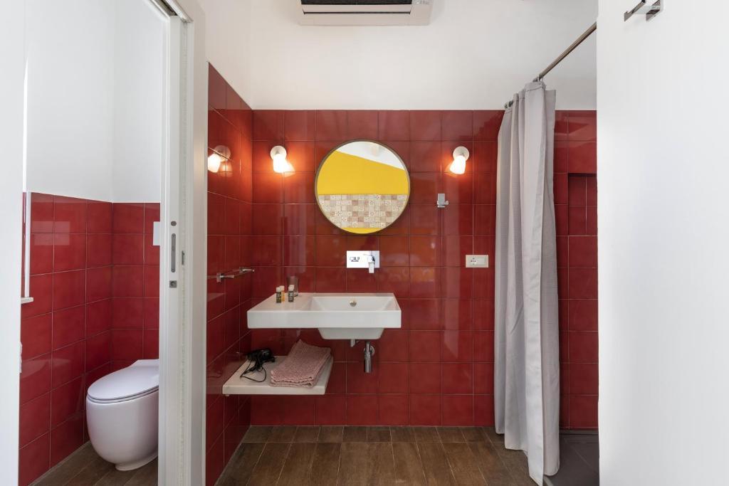 Koupelna v ubytování I Gelsomini Guest House