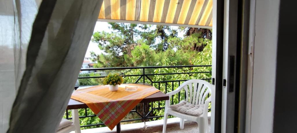 Balkón nebo terasa v ubytování Little Hause