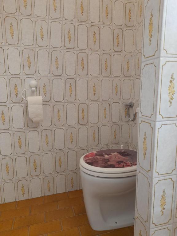 A bathroom at Ferienhaus Reiter