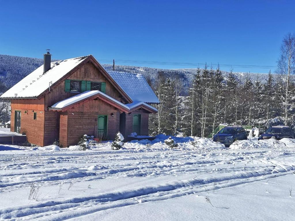 Apartament Zielone Okiennice v zimě