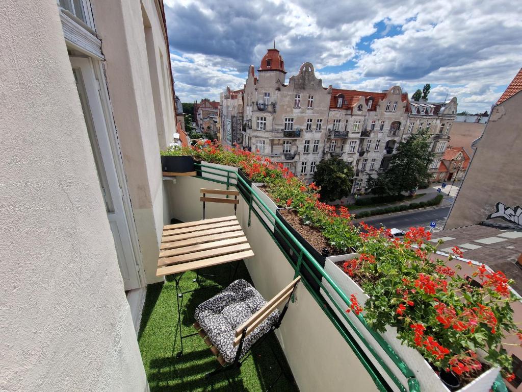 Klimatyczny Apartament na Bydgoskim Przedmieściu - Appartement Met Balkon