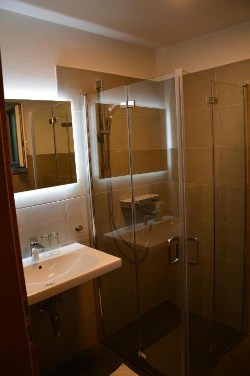 Kúpeľňa v ubytovaní Wachtelwerkstatt