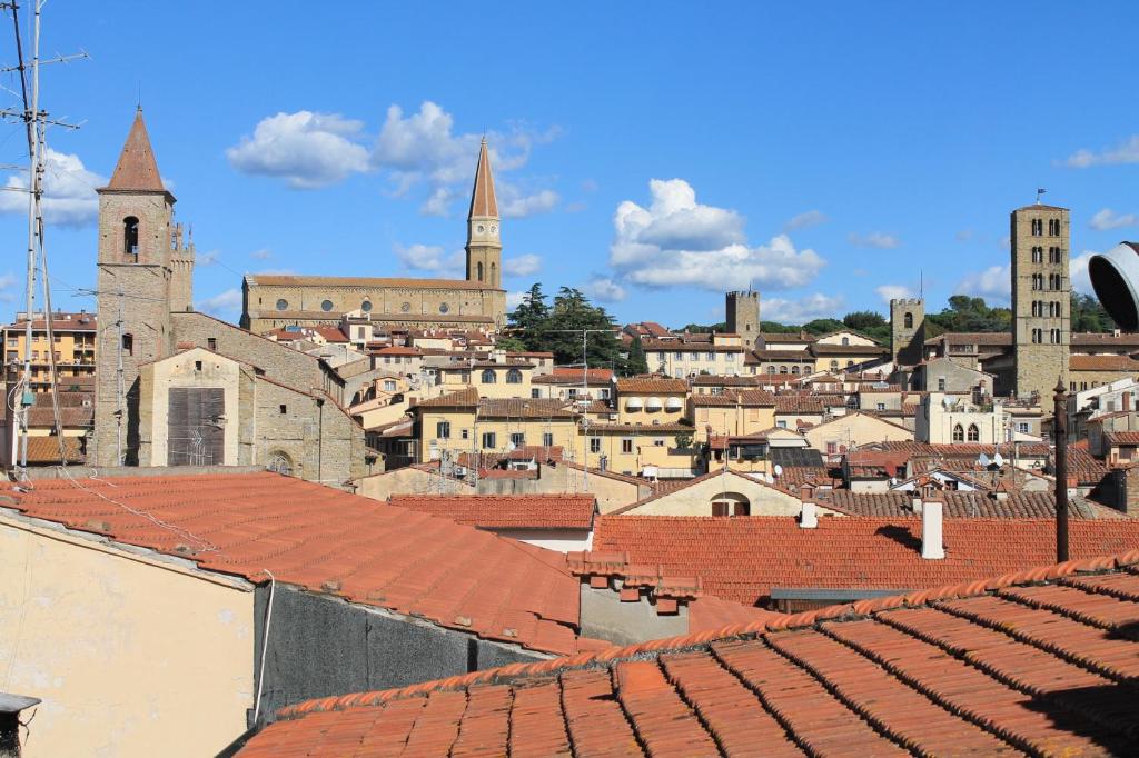 Nespecifikovaný výhled na destinaci Arezzo nebo výhled na město při pohledu z hotelu