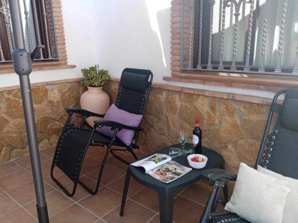 Nápoje v ubytování Casa Cueva Soledad