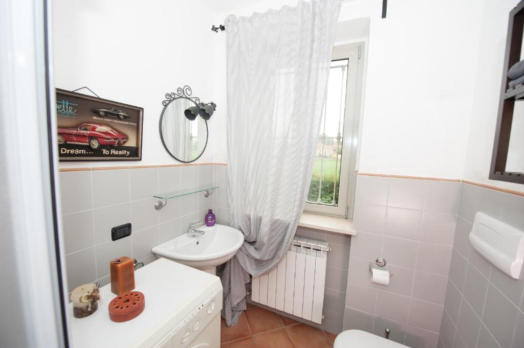 Koupelna v ubytování B&B La Pellizzera