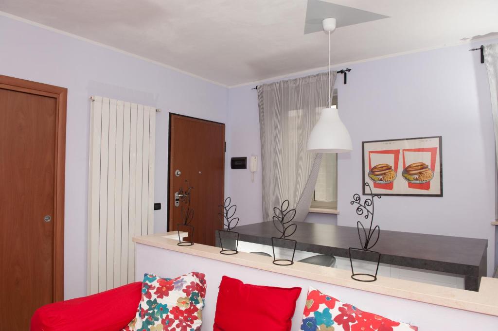 Posezení v ubytování B&B La Pellizzera