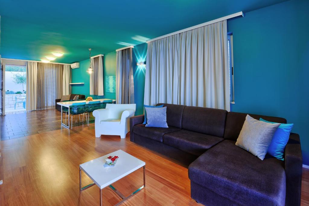Posezení v ubytování Apartments Villa Azzurra Bol