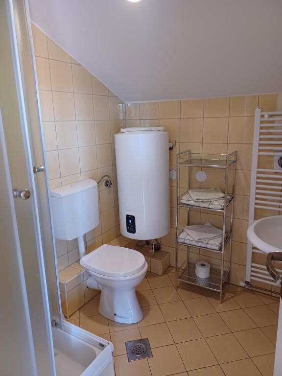 Koupelna v ubytování Apartman Alen