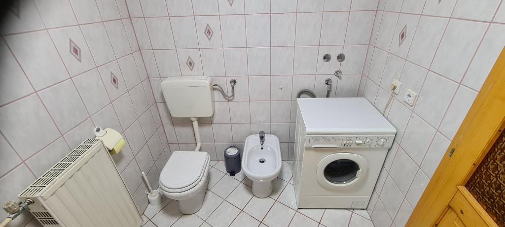 Koupelna v ubytování Apartma Vidic