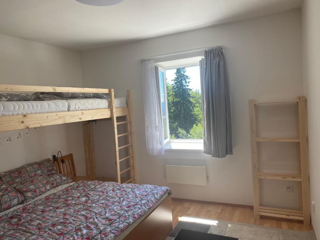 Postel nebo postele na pokoji v ubytování Apartmán Meluzína