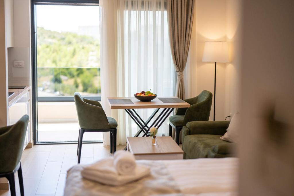 Posezení v ubytování Aparthotel Remaneo