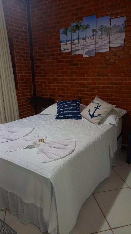 Postel nebo postele na pokoji v ubytování Pousada Ilha Grande