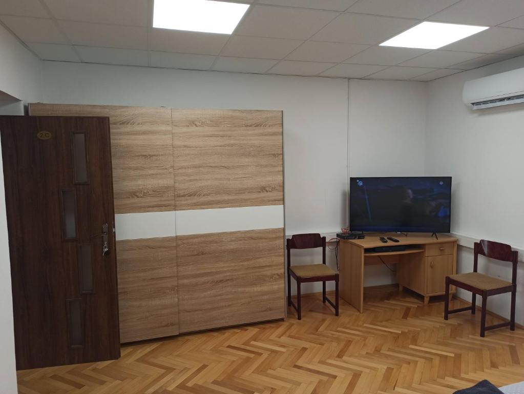 TV a/nebo společenská místnost v ubytování Rodinná izba Stummer