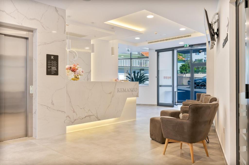 Posezení v ubytování Aparthotel Remaneo