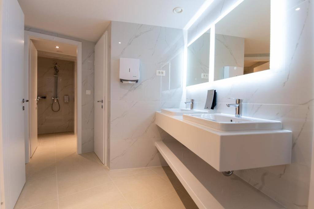 Koupelna v ubytování Aparthotel Remaneo