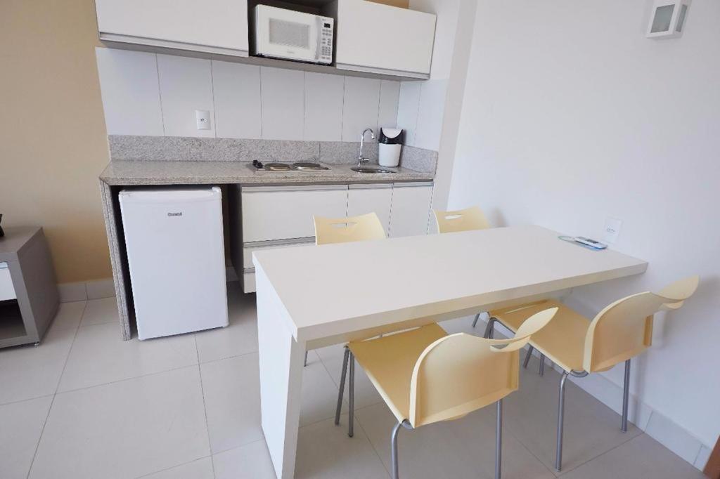 Kuchyň nebo kuchyňský kout v ubytování Caldas Novas - Resort do Lago