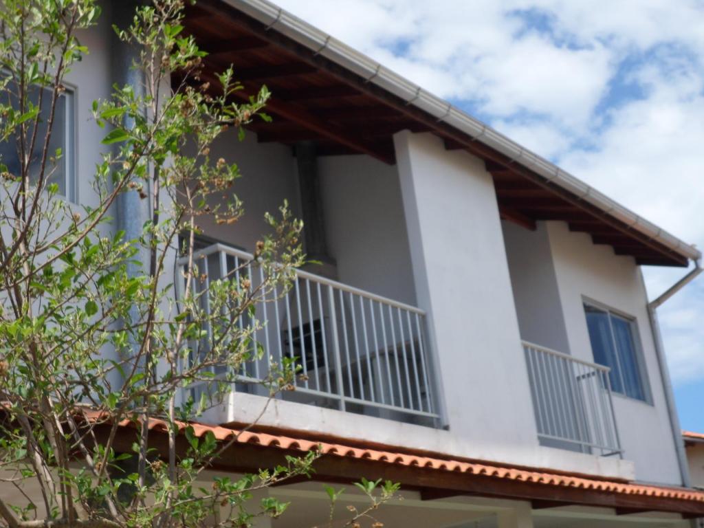 Apartmento Praia da Armação -Sul da Ilha tesisinde bir balkon veya teras