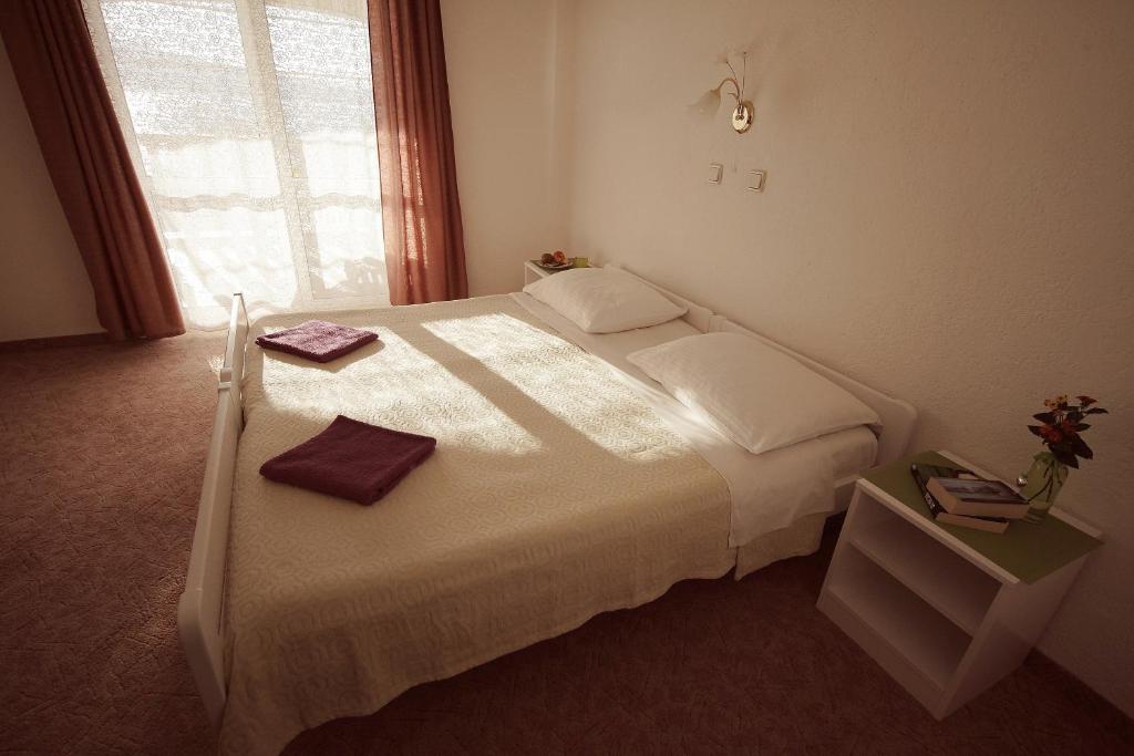 Postel nebo postele na pokoji v ubytování Apartments by the sea Seline, Paklenica - 6531