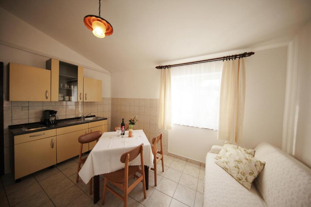Kuchyň nebo kuchyňský kout v ubytování Apartments by the sea Seline, Paklenica - 6531