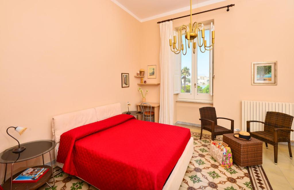 Postel nebo postele na pokoji v ubytování Balcone su Otranto