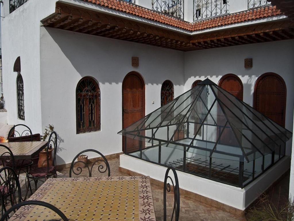 Un balcón o terraza en Dar Rehla