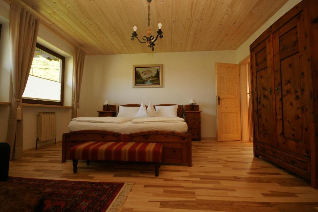 Postel nebo postele na pokoji v ubytování Apartments Teglbauernhof, Hütte, Chalet, Mobilheim, Appartement, Ferienwohnung, Pension, Urlaub