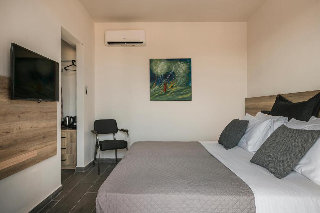 Postel nebo postele na pokoji v ubytování Skala Hotel